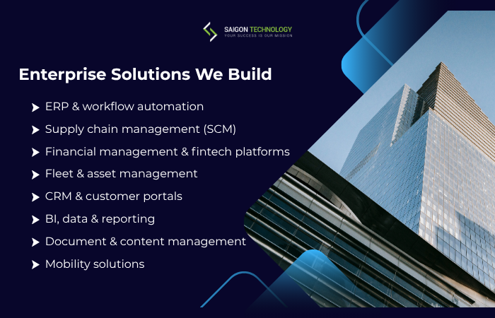 Enterprise Software Development Services - Saigon Technology