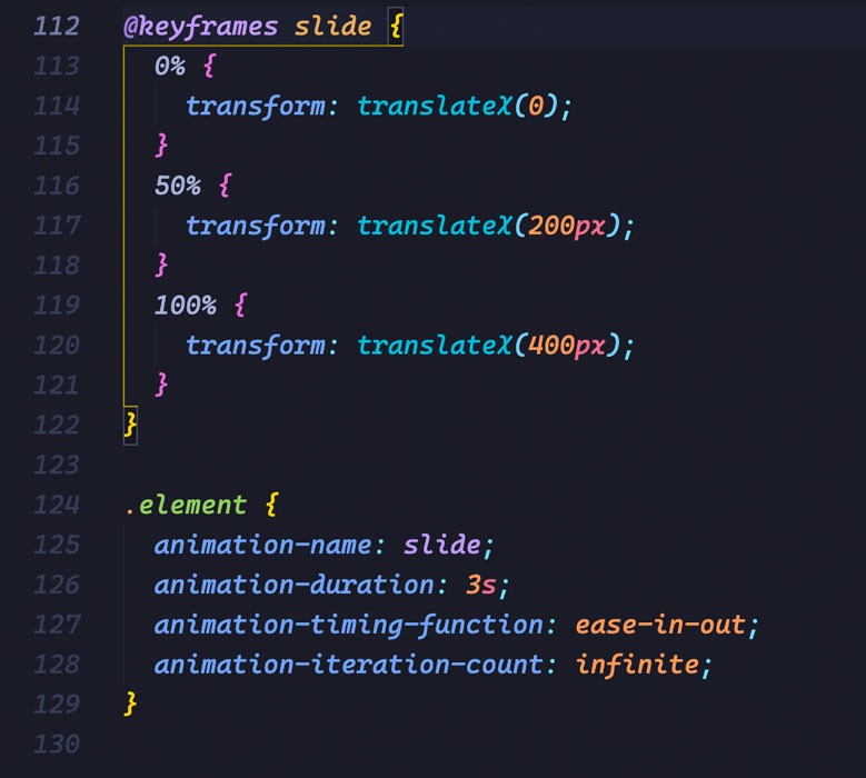 Defining and Using Keyframes