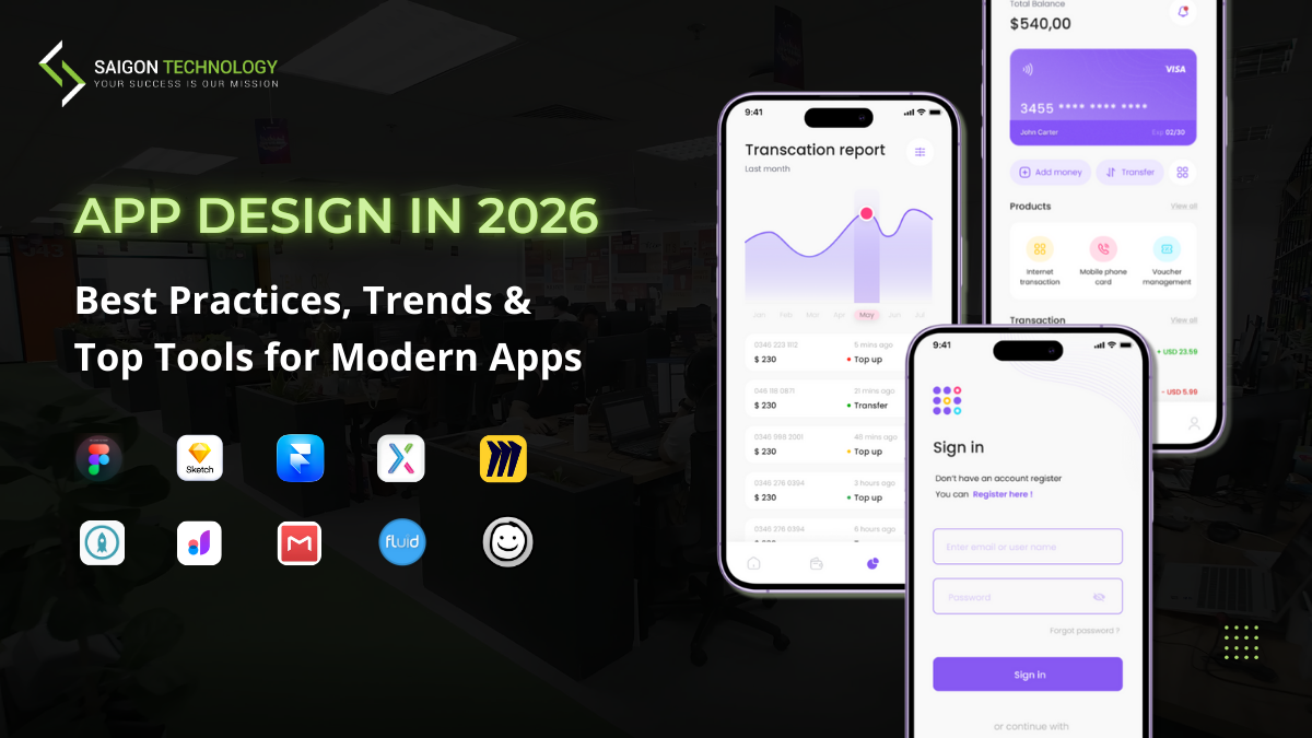App Design in 2026: Best Practices, Trends & Top Tools for Modern Apps
