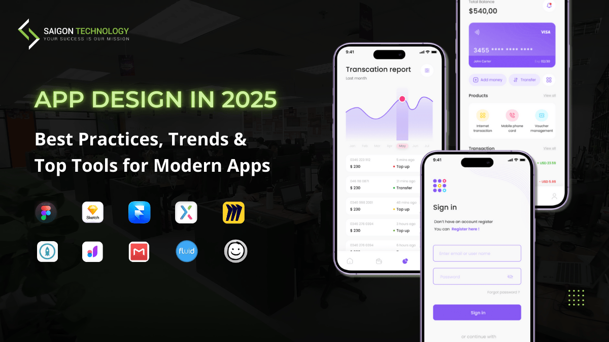 App Design in 2025: Best Practices, Trends & Top Tools for Modern Apps