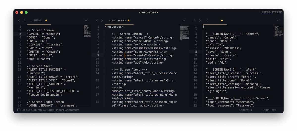 After completing the necessary steps to generate values for iOS, Android, and Flutter, the next action is to copy these values into a text editor. 