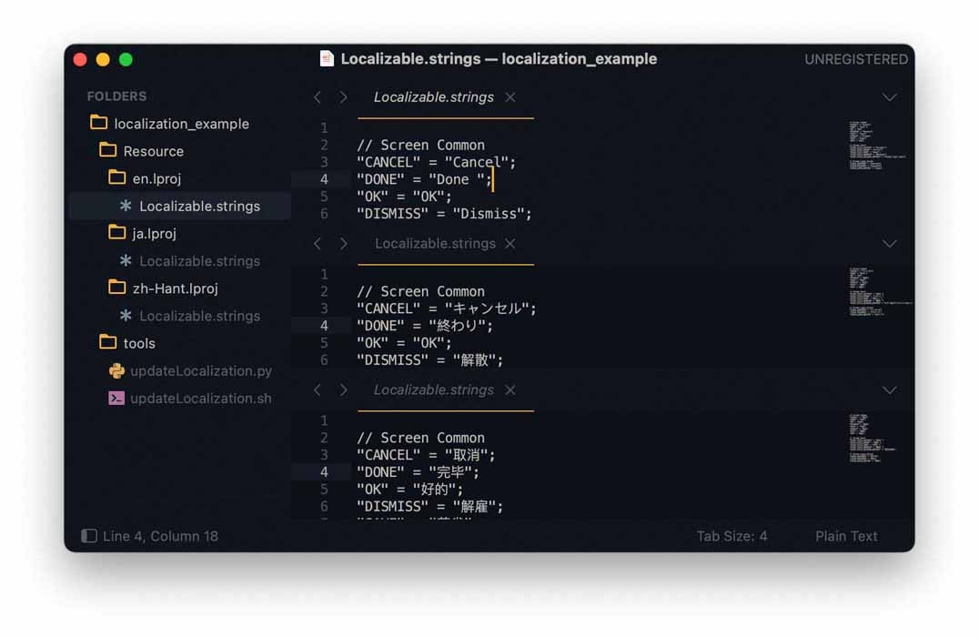 Automatically update the corresponding values for each file