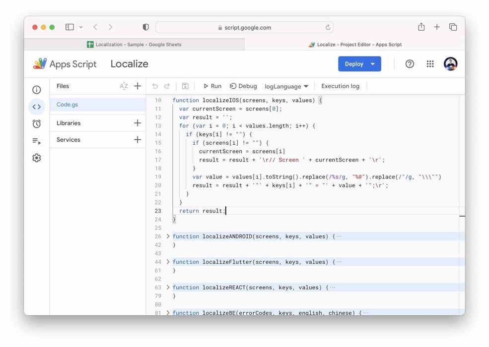 By utilizing Google Apps Script, developers can write functions to convert key-value pairs into string files within Google Sheets, with the script being based on JavaScript.