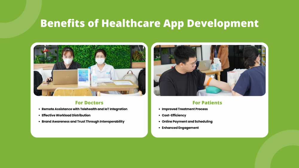 benefits of healthcare app development