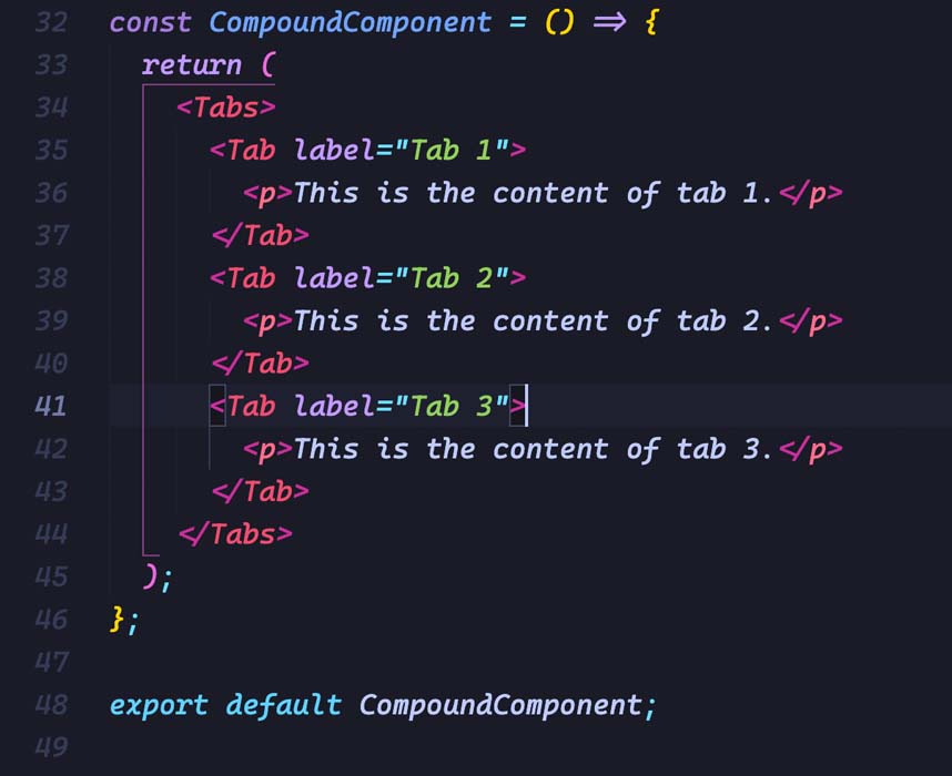 Compound components