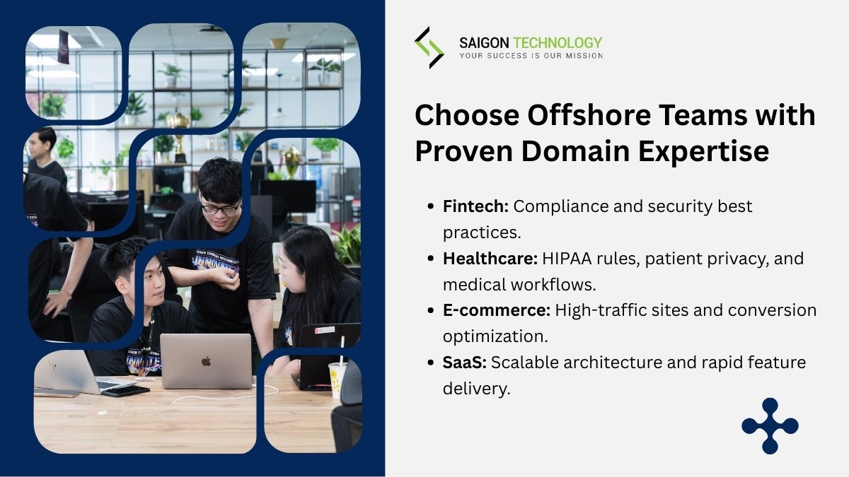 Choose Offshore Teams with Proven Domain Expertise - Offshore software development