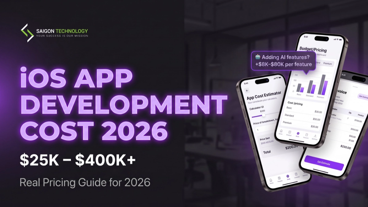 iOS App Development Cost in 2026: $25K–$400K+ Real Pricing Guide