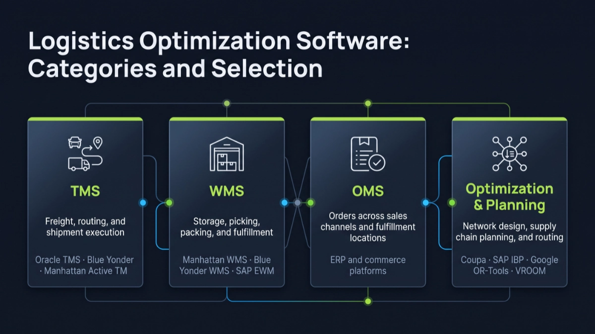Logistics Optimization Software: Categories and Selection Logistics Optimization Software: Categories and Selection