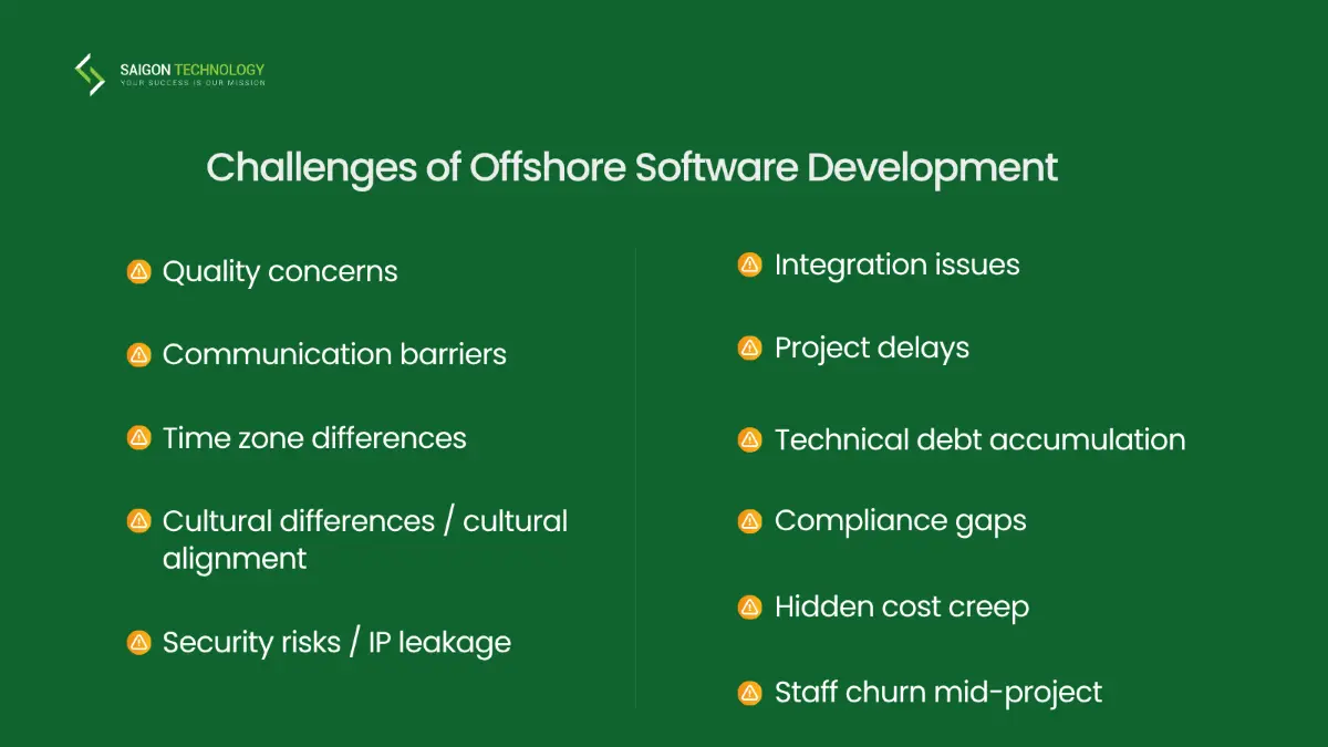 Challenges of offshore software development Challenges of offshore software development