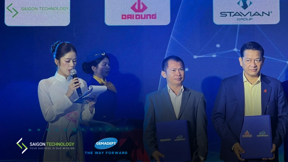 Saigon Technology signs MOU with Gemadept Corporation and VIFC-HCMC to build a Maritime–Finance–Technology ecosystem in Ho Chi Minh City Saigon Technology signs MOU with Gemadept Corporation and VIFC-HCMC to build a Maritime–Finance–Technology ecosystem in Ho Chi Minh City