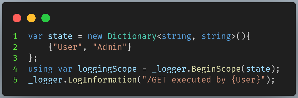 Figure 03: Logging Scope example 