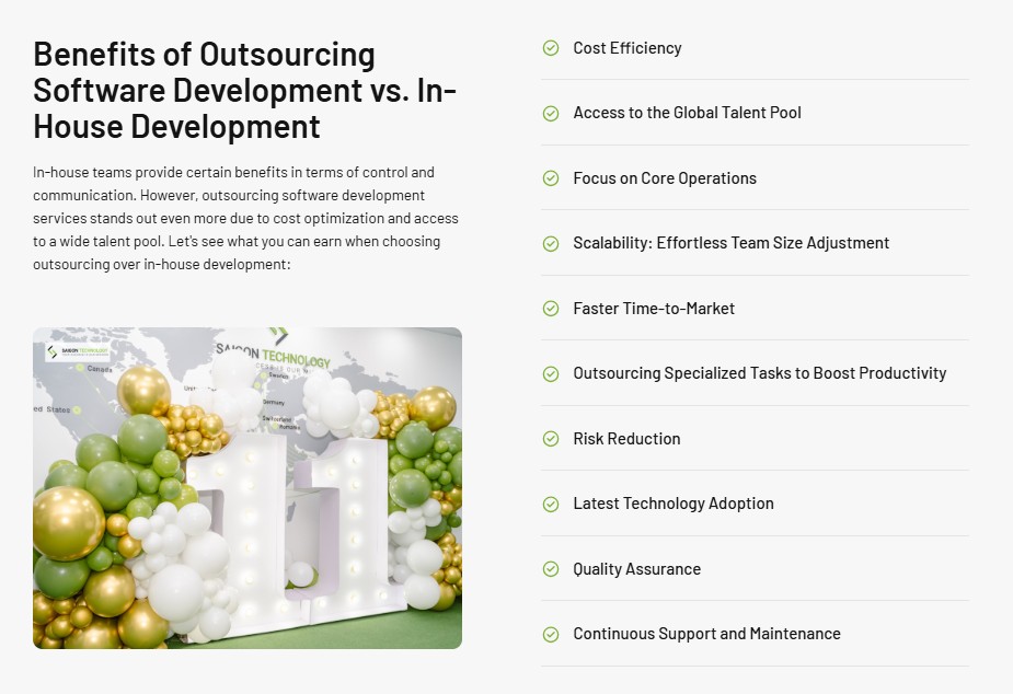 Pros of Software Development Outsourcing